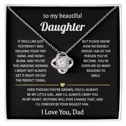 Daughter Jewelry Gift from Dad – Heartfelt Gift for Birthday, Christmas & Graduation