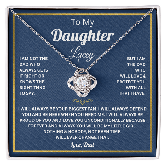 To My Beautiful Daughter - I Will Always Be Your Biggest Fan - Necklace
