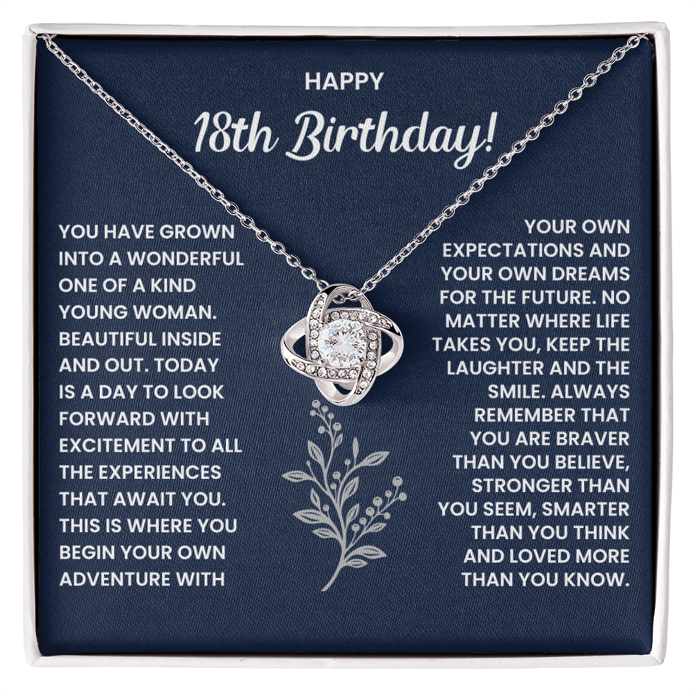 18th Birthday Necklace for Daughter – Sentimental Gift from Mom or Dad