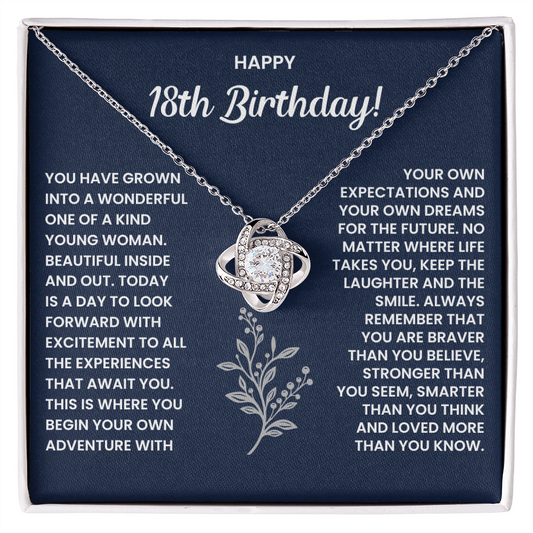 18th Birthday Necklace for Daughter – Sentimental Gift from Mom or Dad