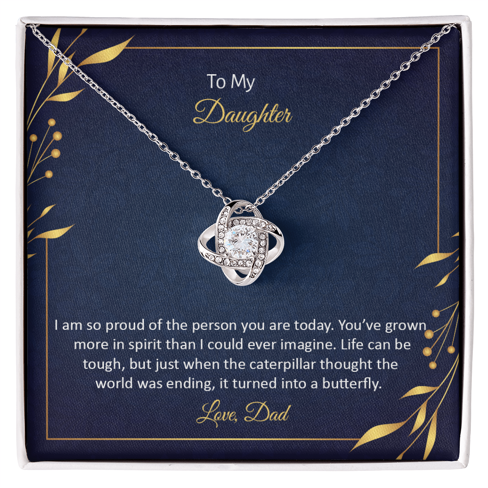 To My Daughter Necklace - Best Gift for Daughter 2026 - Birthday Gift for Her