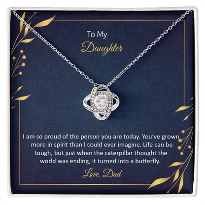 To My Daughter Necklace - Best Gift for Daughter 2026 - Birthday Gift for Her