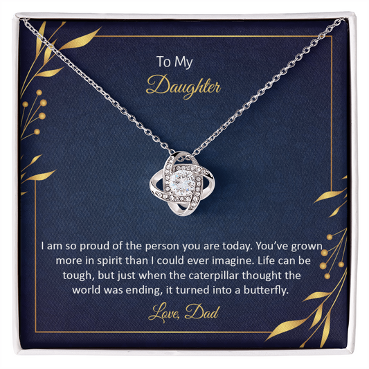 To My Daughter Necklace - Best Gift for Daughter 2026 - Birthday Gift for Her