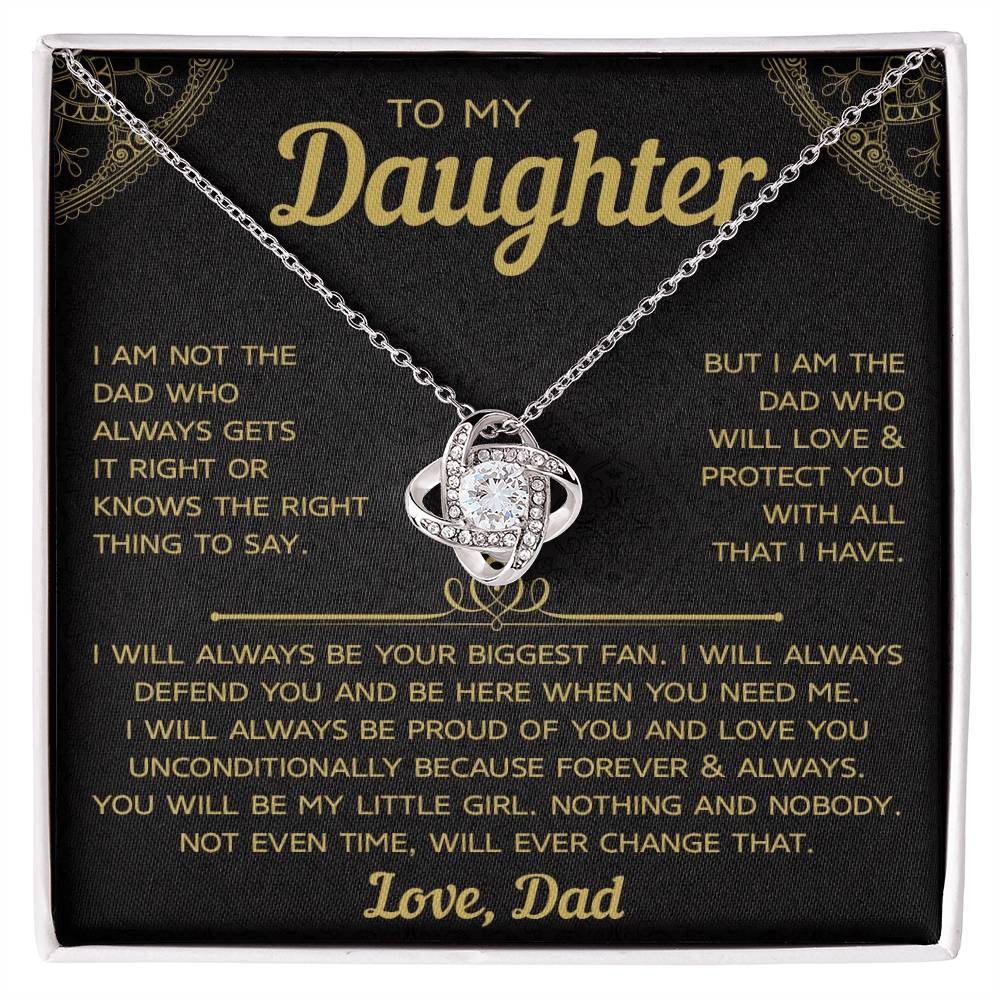 Necklace for My Daughter, Christmas Gift From Dad to Daughter, Pendant From Mom