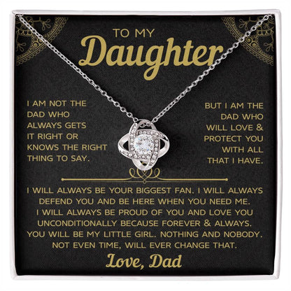 Necklace for My Daughter, Christmas Gift From Dad to Daughter, Pendant From Mom
