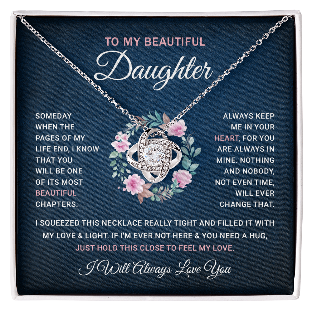 To My Daughter Necklace | Gift for Daughter from Mom Dad | Jewelry