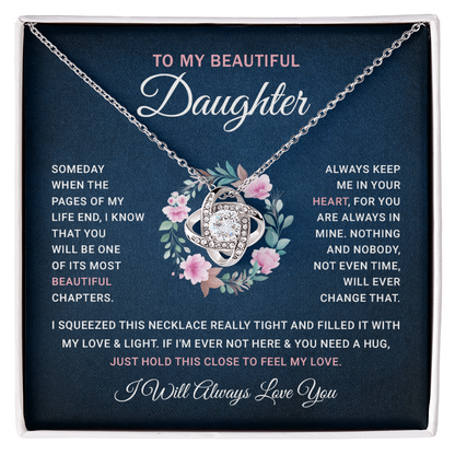To My Daughter Necklace | Gift for Daughter from Mom Dad | Jewelry
