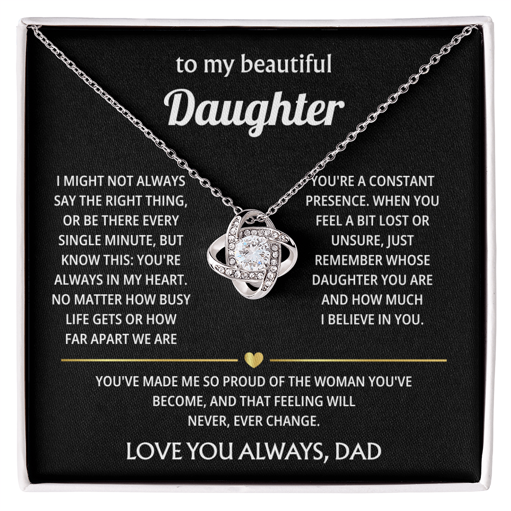 To My Amazing Daughter – Carry My Love with You Wherever You Go – Beautiful Gift