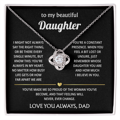 To My Amazing Daughter – Carry My Love with You Wherever You Go – Beautiful Gift