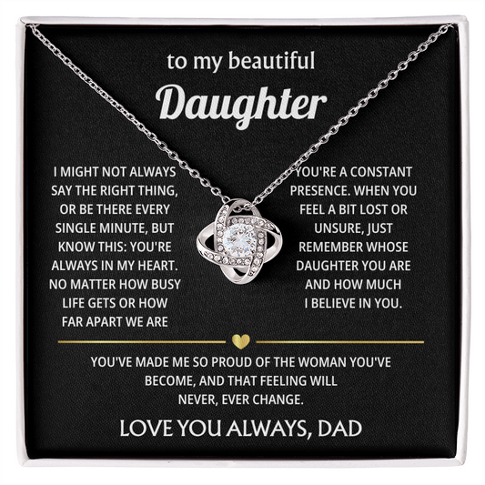 To My Amazing Daughter – Carry My Love with You Wherever You Go – Beautiful Gift