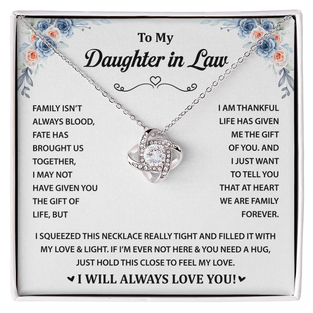 Meaningful Daughter-in-Law Necklace from Mom & Dad – Heartfelt Gift for Birthday, Christmas, or Wedding Day