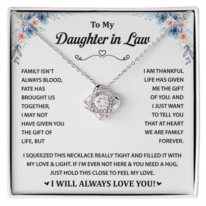 Meaningful Daughter-in-Law Necklace from Mom & Dad – Heartfelt Gift for Birthday, Christmas, or Wedding Day