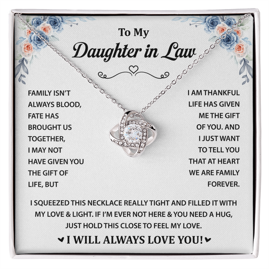 Meaningful Daughter-in-Law Necklace from Mom & Dad – Heartfelt Gift for Birthday, Christmas, or Wedding Day