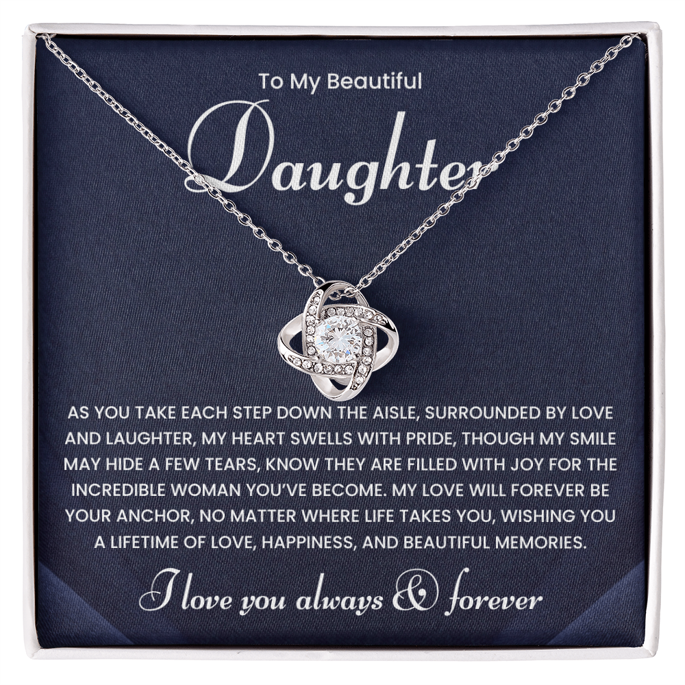 To My Daughter Necklace Gifts From Mom or Dad | Wedding Gifts