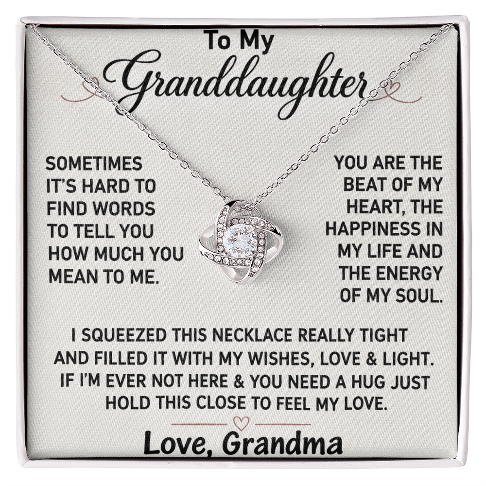 To My Granddaughter My Love for You Will Last Through Every Moment Heartfelt Keepsake Gift