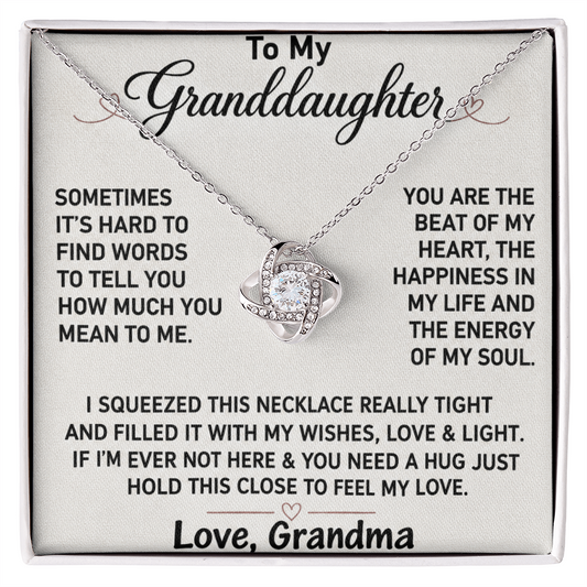 To My Granddaughter My Love for You Will Last Through Every Moment Heartfelt Keepsake Gift