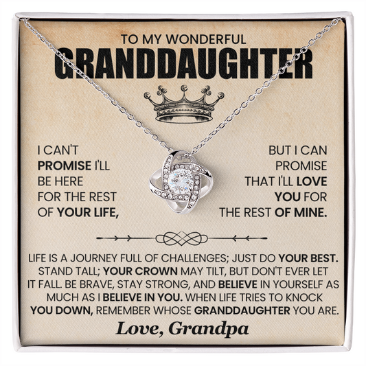 To My Beautiful Granddaughter - Never Doubt the Strength of My Love