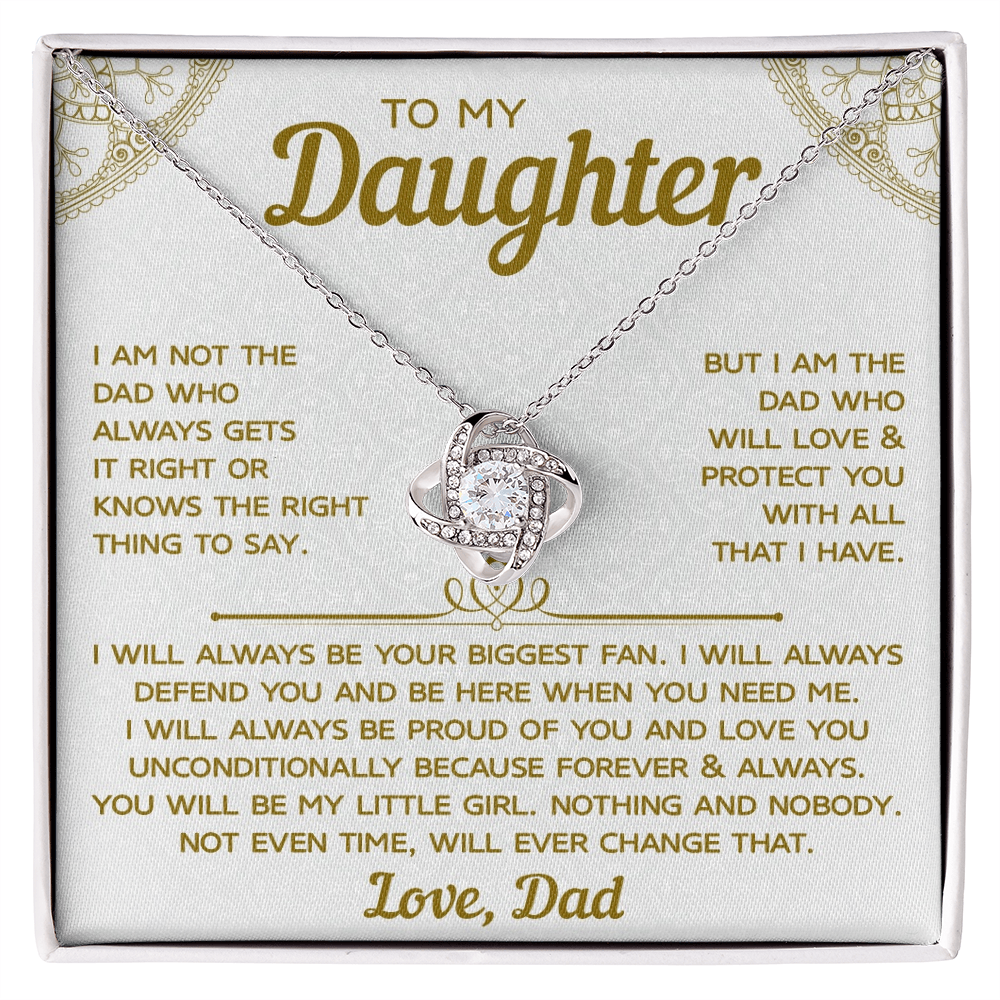 To My Daughter Necklace From Dad, Meaningful Necklaces for Women