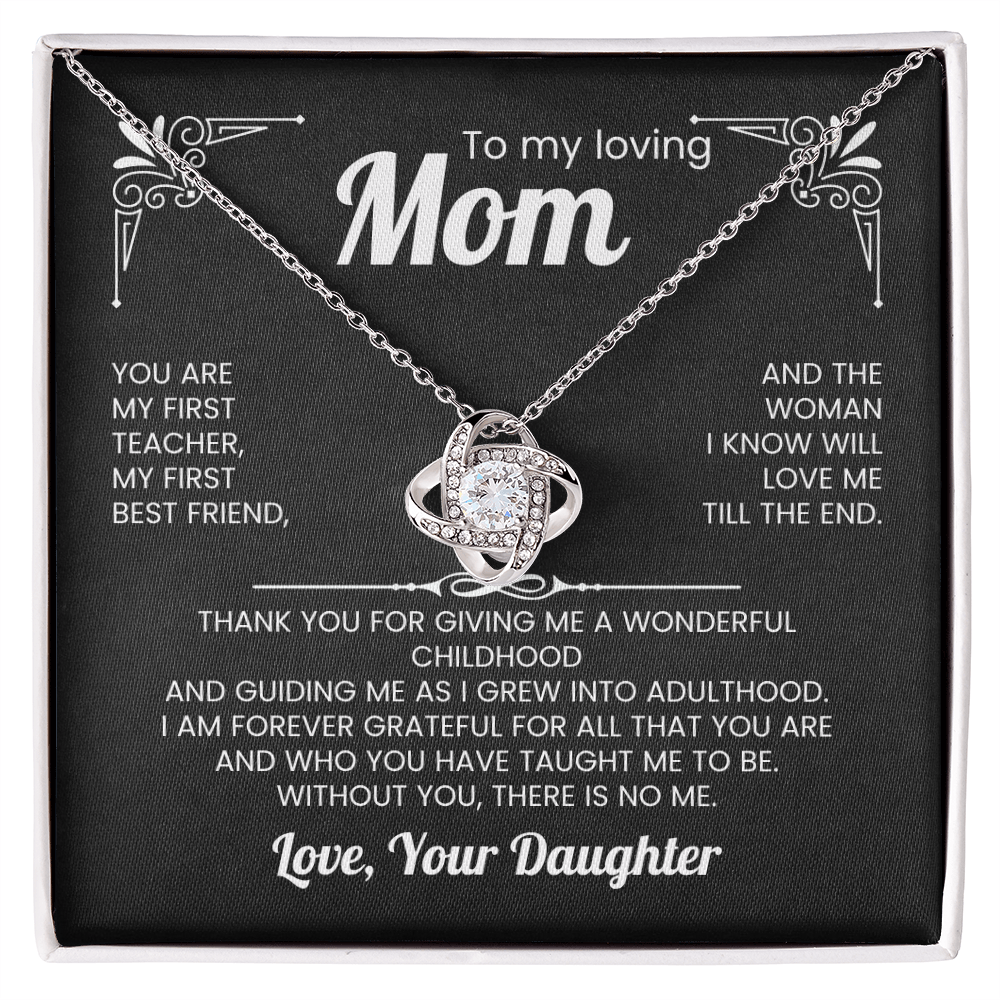 Best Mother's Day Gift 2026 - To My Mom Jewelry with Sentimental Message Card