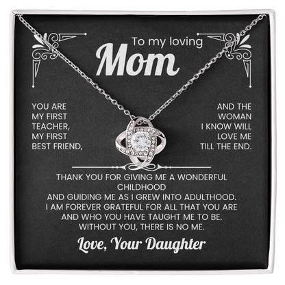 Best Mother's Day Gift 2026 - To My Mom Jewelry with Sentimental Message Card