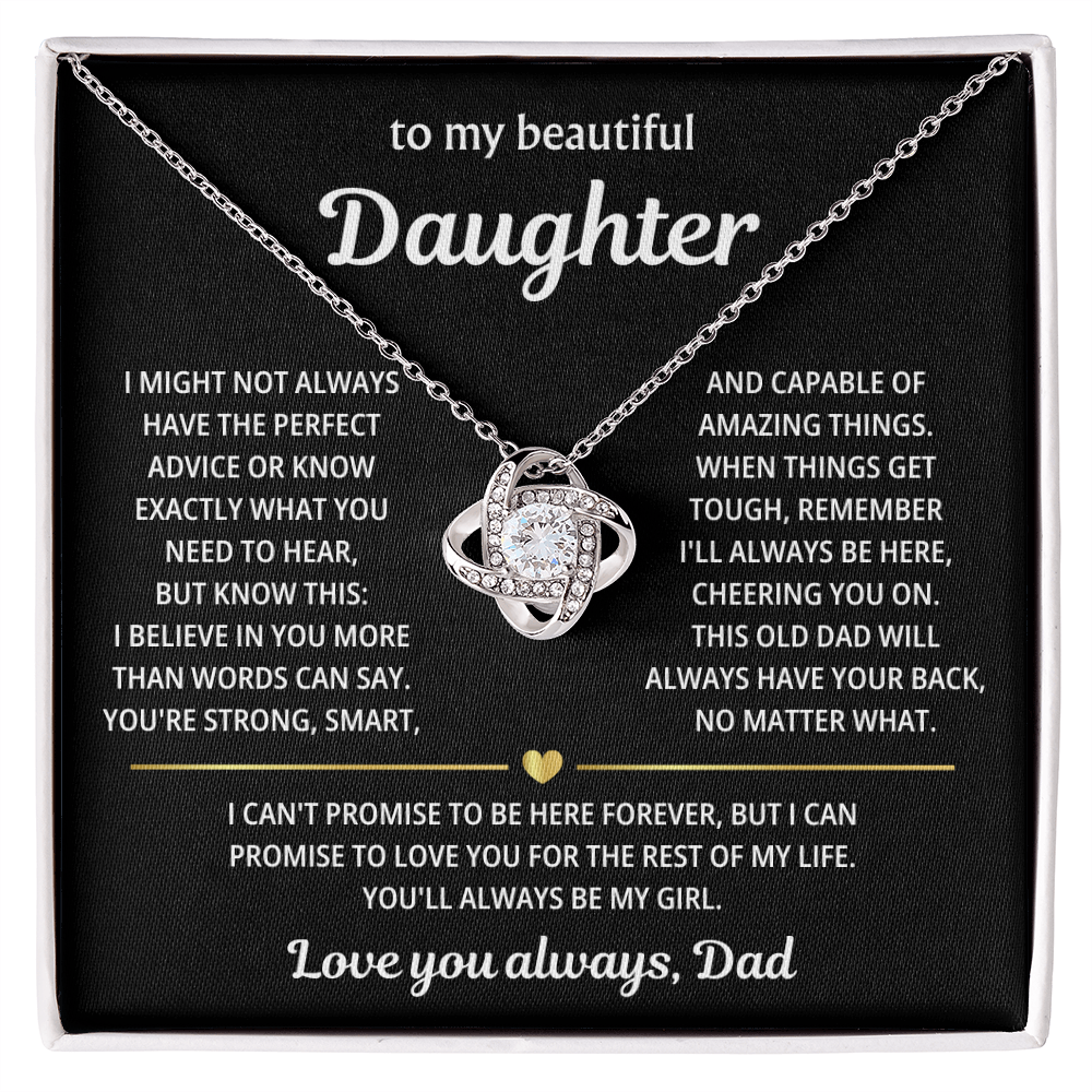 To My Daughter From Mom & Dad – A Precious Keepsake Gift with Elegant Gift Box