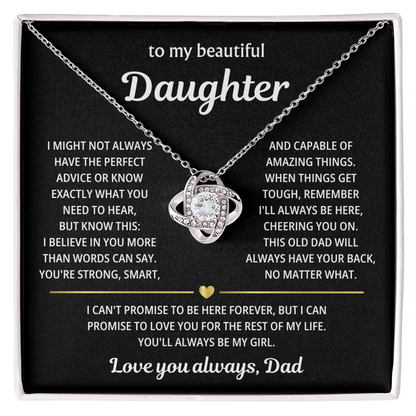 To My Daughter From Mom & Dad – A Precious Keepsake Gift with Elegant Gift Box