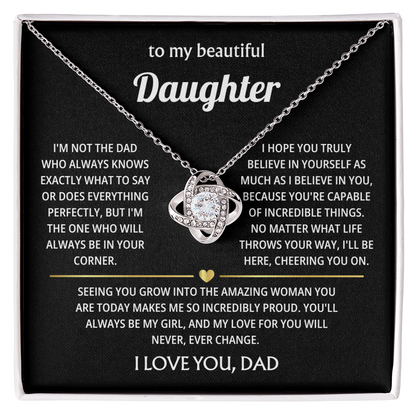 To My Daughter – Beautiful Jewelry Gift | Meaningful Birthday, Christmas & Graduation Gift
