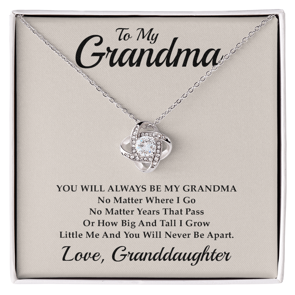 Grandma Necklace from Granddaughter – Gift for Grandma