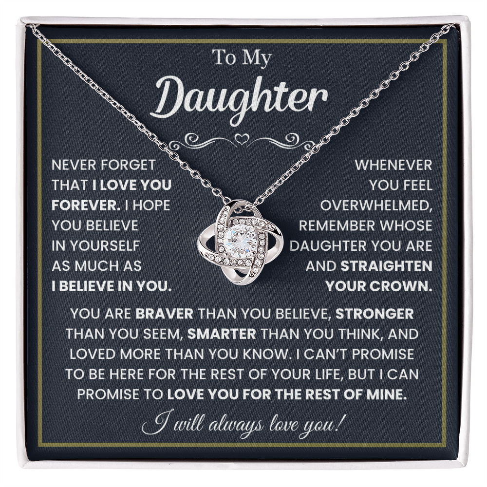 To My Daughter Necklace from Mom or Dad | Best Daughter Gift 2026