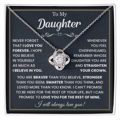 To My Daughter Necklace from Mom or Dad | Best Daughter Gift 2026