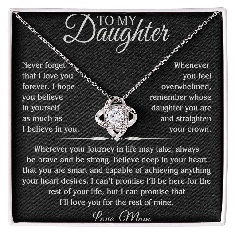 To My Daughter Necklace – Heartfelt Gift from Mom to Daughter