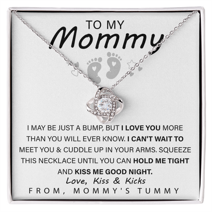 New Mom Gift Necklace – Love Knot Jewelry for Mothers