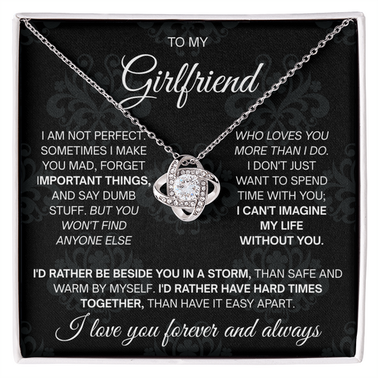Girlfriend Necklace From Boyfriend, To My Love Necklace, ChristmasGifts
