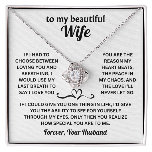 Christmas Gifts For Wife - To My Wife Necklace From Husband