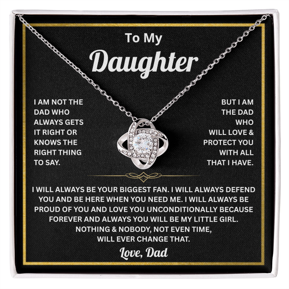To My Beautiful Daughter Necklace From Dad, Daughter Necklaces for Women