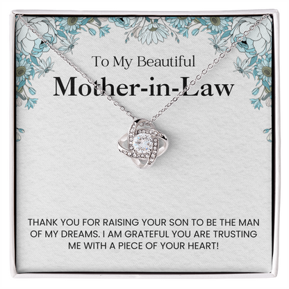 To My Beautiful Future Mother-in-law Necklace, Gift From Future Son-in-law