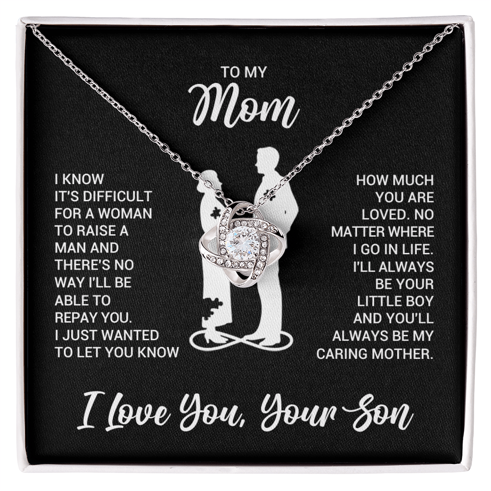 To My Mom Necklace from Son Daughter | Mother's Day Birthday Gift