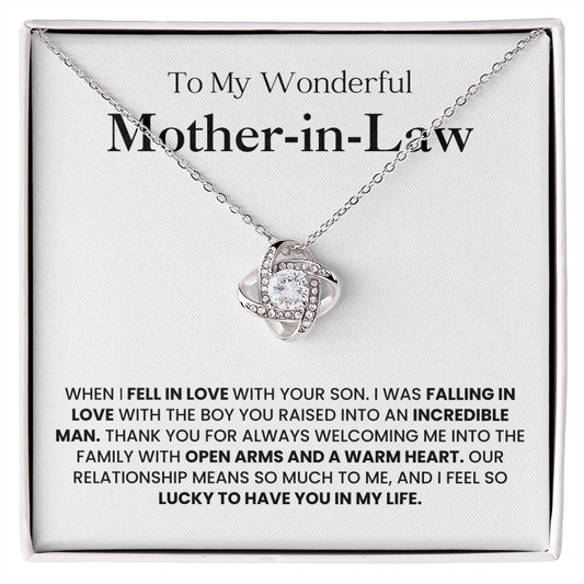 Sentimental Necklace for Future Mother-in-Law From Future Son-in-Law