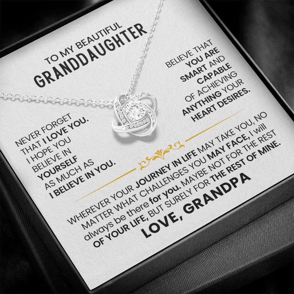 To My Granddaughter - Never Forget How Much I Love You