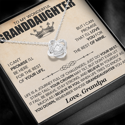 To My Beautiful Granddaughter - Never Doubt the Strength of My Love
