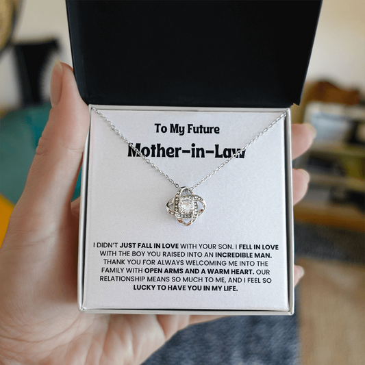 To My Future Mother-in-Law Necklace for Women's Day Gift
