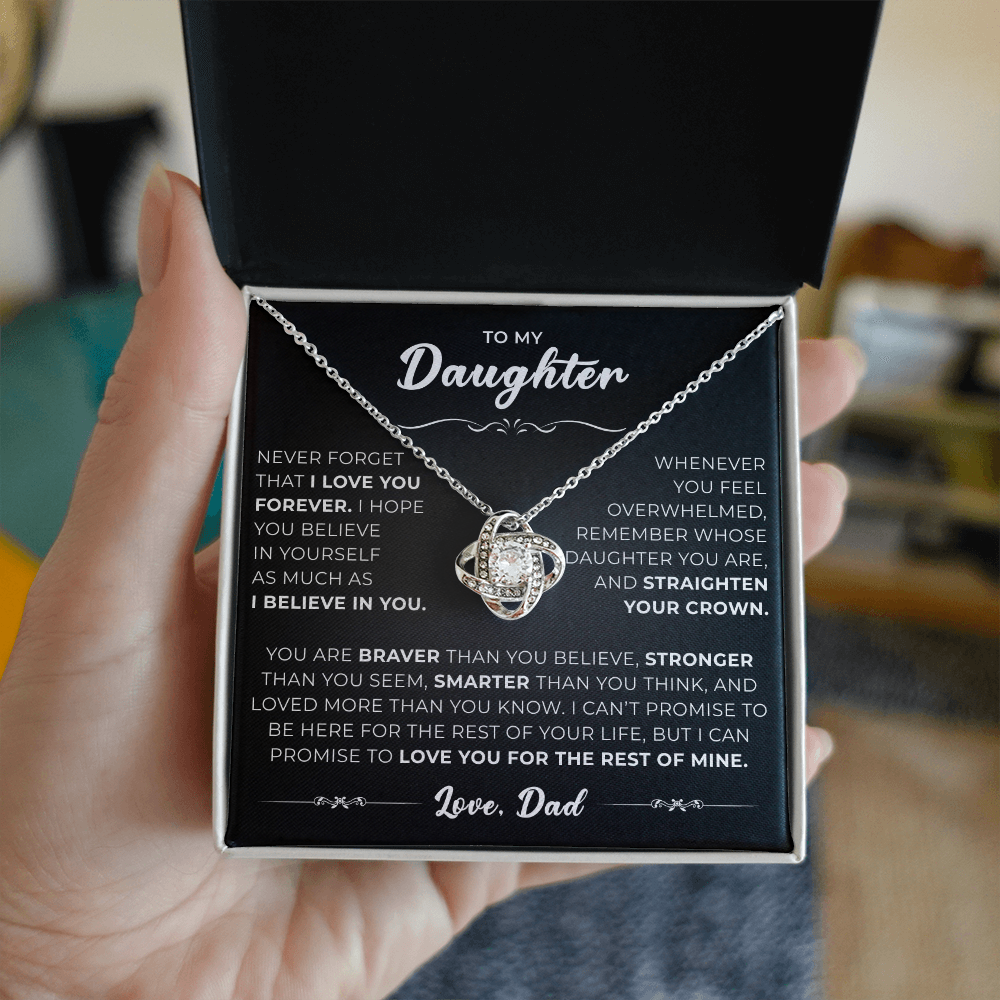 To My Amazing Daughter - the Most Beautiful Chapters of My Life - Necklace