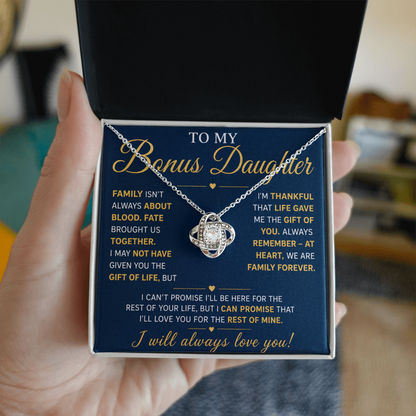 Bonus Daughter Gift from Stepmom or Stepdad – Heartfelt Message & Meaningful Keepsake
