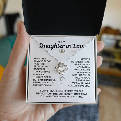 To My Daughter in Law Necklace - Heartfelt Gifts For Her