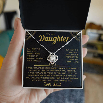 Necklace for My Daughter, Christmas Gift From Dad to Daughter, Pendant From Mom
