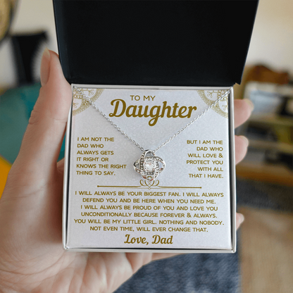 To My Daughter Necklace From Dad, Meaningful Necklaces for Women