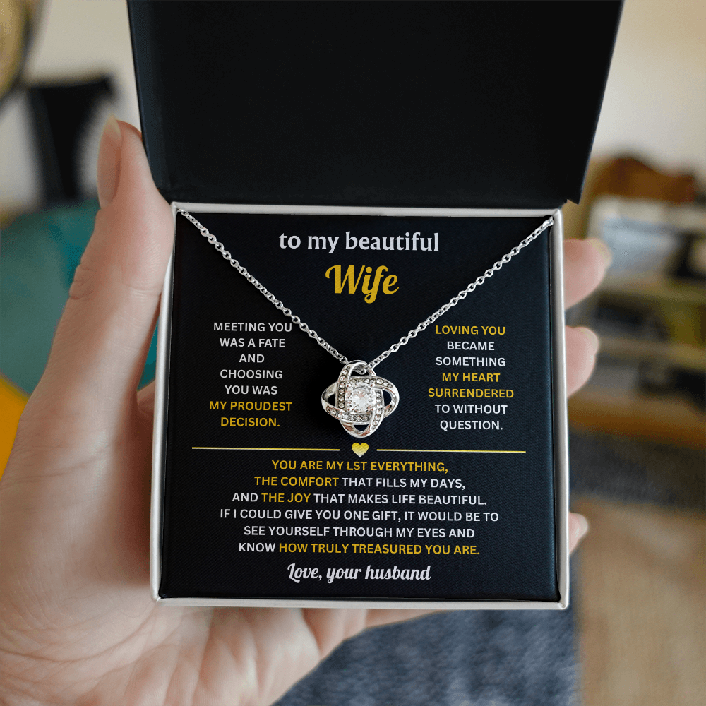 To My Beautiful Wife - Thank You for Being My Wife, Gifts for Her