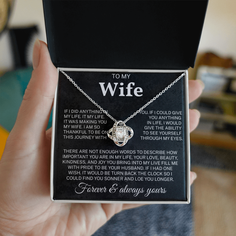 To My Wife Necklace | Meaningful Gift for Wife | Anniversary Gift