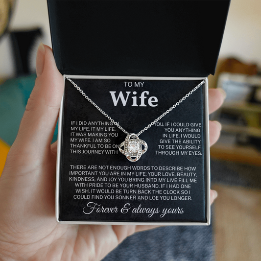 To My Wife Necklace | Meaningful Gift for Wife | Anniversary Gift
