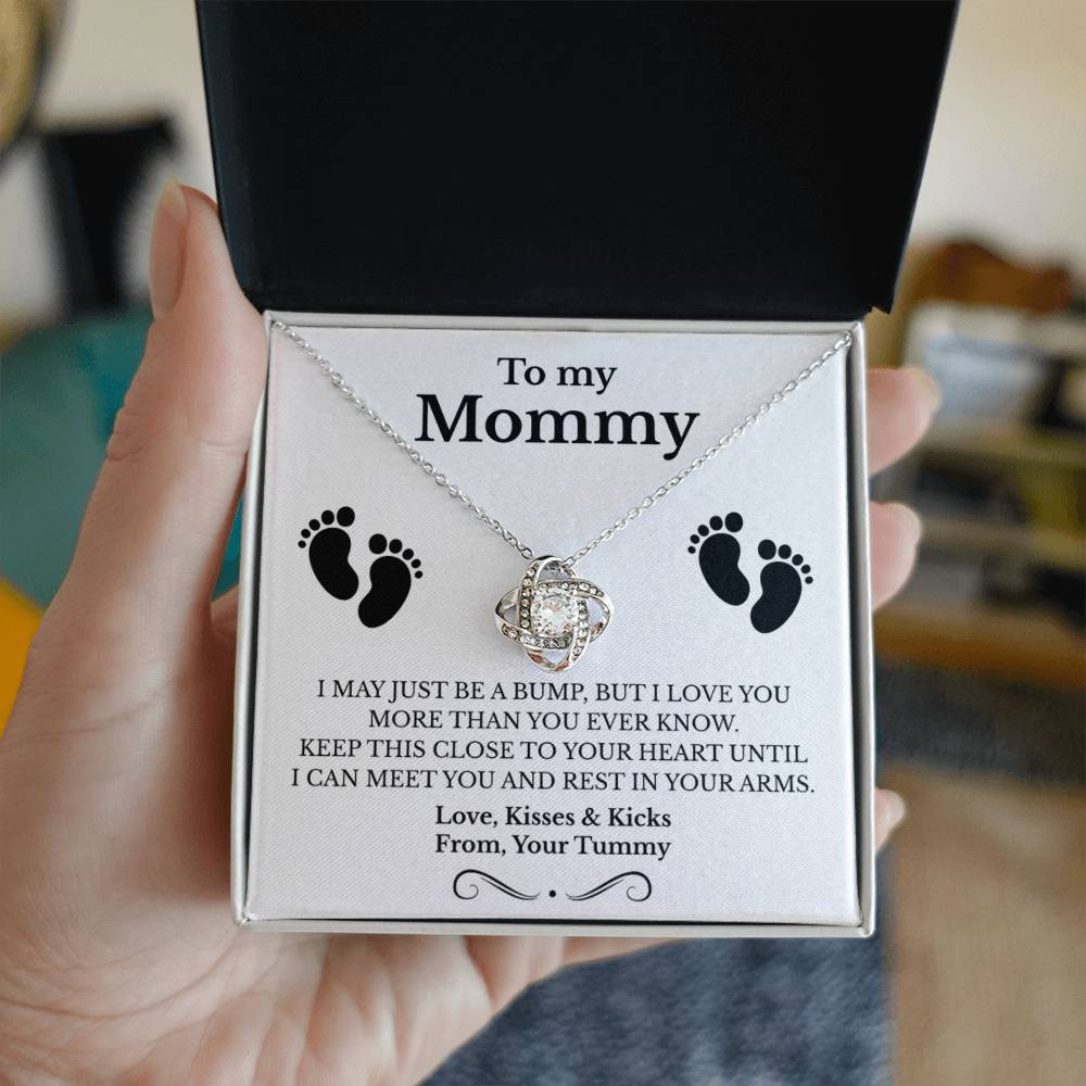 Mommy To Be Necklace, Pregnancy Gift, Mother to Be Present From Unborn Baby, Expecting Wife Jewelry, Baby Shower Gifts